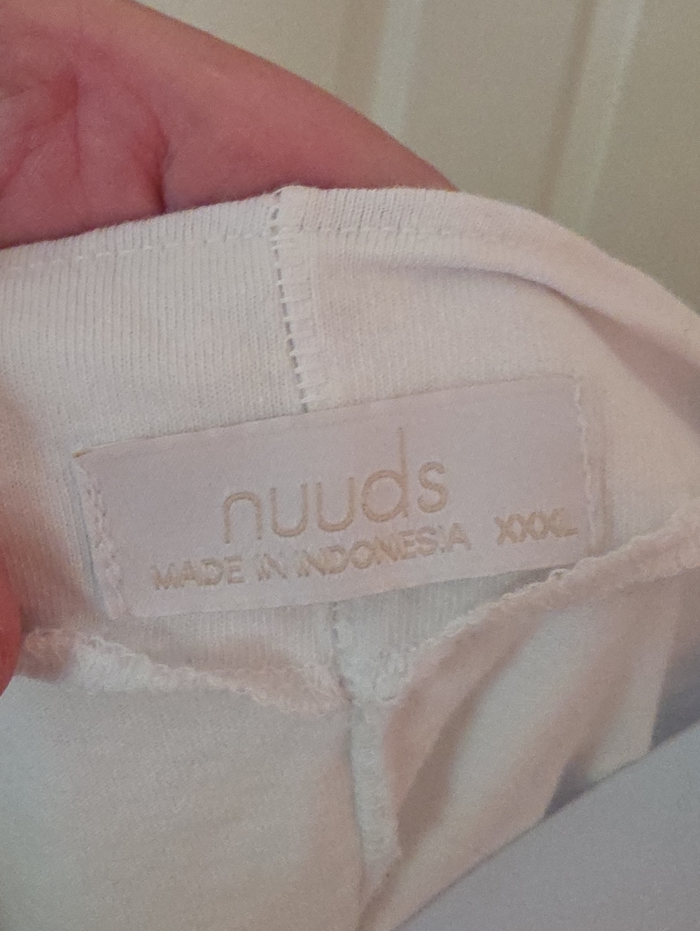 nuuds XXXL Vintage Cotton Off The Shoulder T-Shirt - Picture 3 of 6